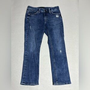 Silver brand Elyse Capri size 27/22 1/2 jeans.